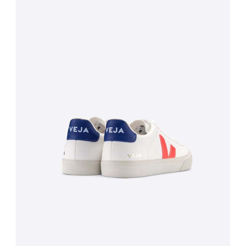 Veja CAMPO CHROMEFREE Muške Low Tops Sneakers White/Orange | VEJA103-HR