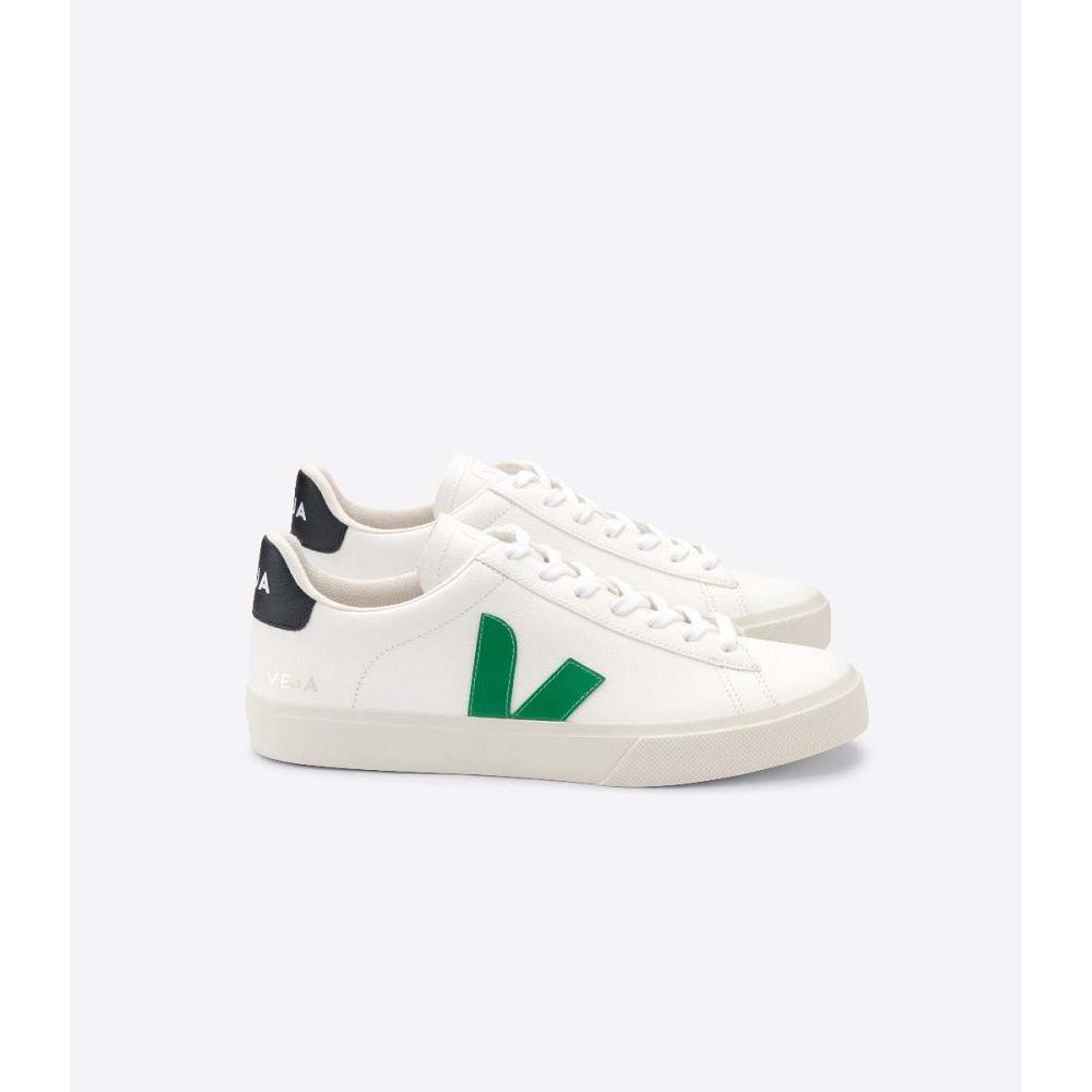 Veja CAMPO CHROMEFREE Muške Low Tops Sneakers White/Black | VEJA105-HR