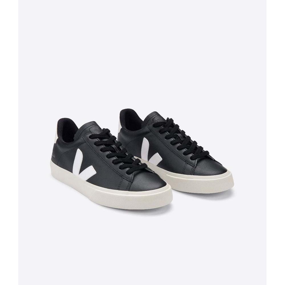 Veja CAMPO CHROMEFREE Muške Low Tops Sneakers Black/White | VEJA195-HR