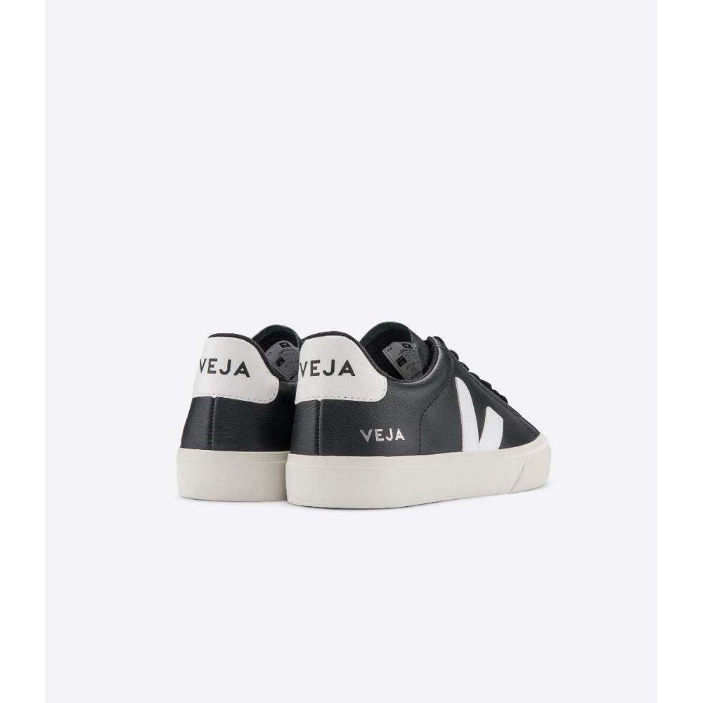 Veja CAMPO CHROMEFREE Muške Low Tops Sneakers Black/White | VEJA195-HR