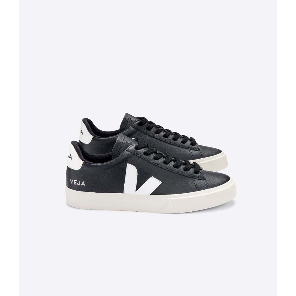 Veja CAMPO CHROMEFREE Muške Low Tops Sneakers Black/White | VEJA195-HR