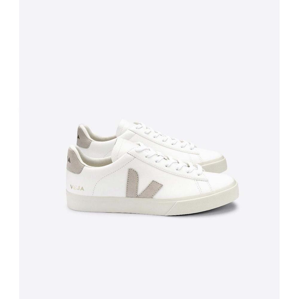 Veja CAMPO CHROMEFREE Muške Low Tops Sneakers White/Beige | VEJA197-HR