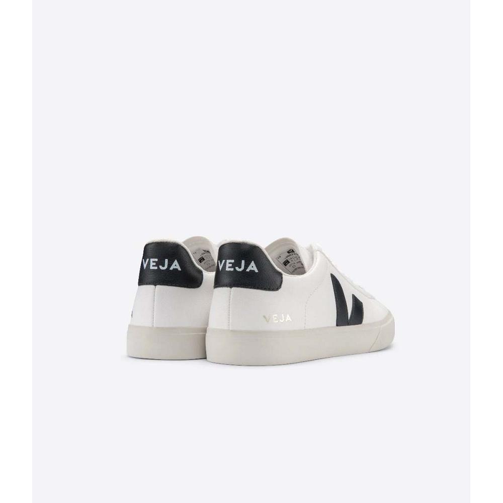 Veja CAMPO CHROMEFREE Ženske Low Tops Sneakers White/Black | VEJA519-HR