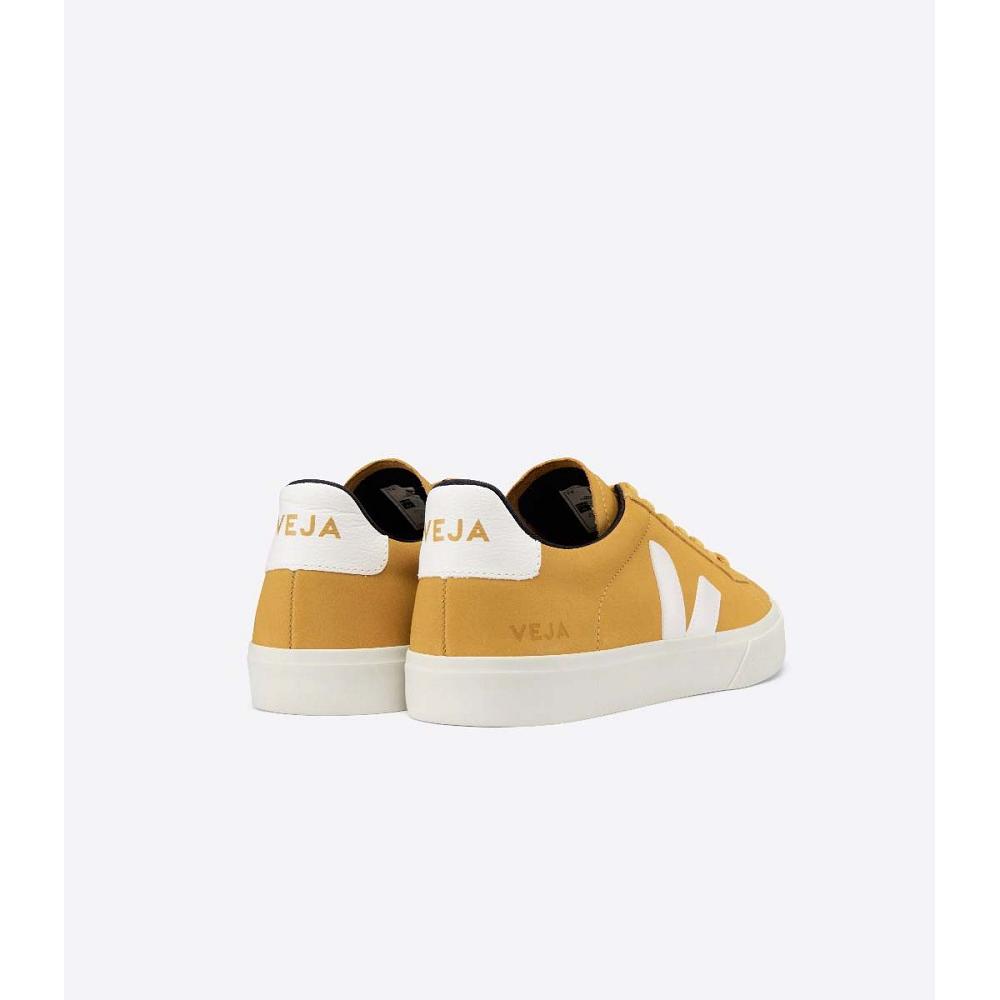 Veja CAMPO NUBUCK Ženske Low Tops Sneakers Narančaste | VEJA525-HR