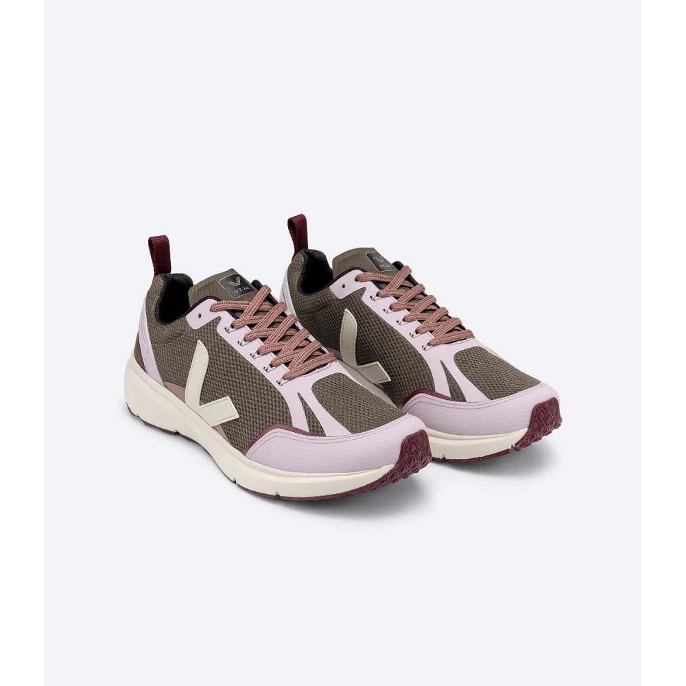 Veja CONDOR 2 ALVEOMESH Ženske Cipele Khaki/Pink | VEJA419-HR