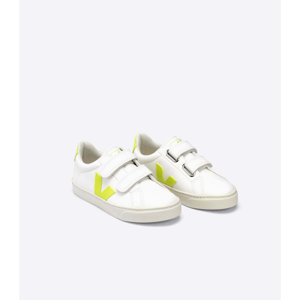 Veja ESPLAR CHROMEFREE Dječje Cipele White/Green | VEJA653-HR