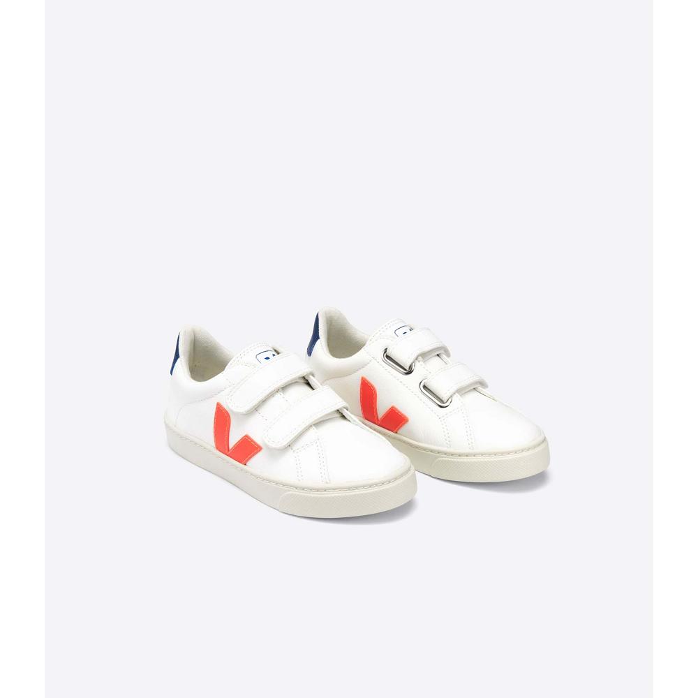 Veja ESPLAR CHROMEFREE Dječje Cipele White/Orange/Blue | VEJA657-HR