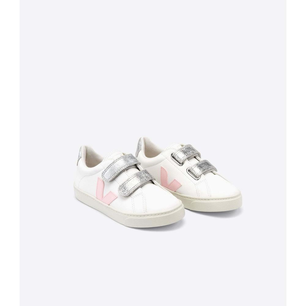 Veja ESPLAR CHROMEFREE Dječje Cipele White/Pink | VEJA658-HR