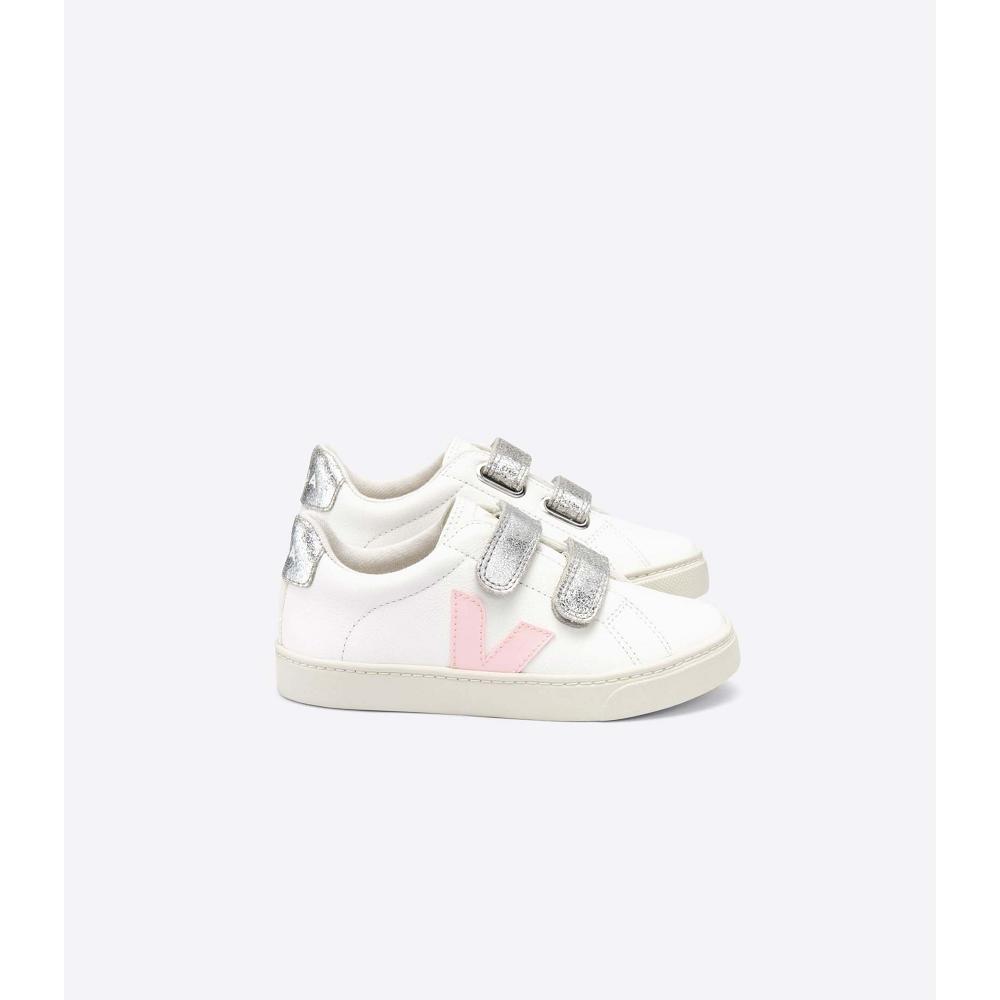 Veja ESPLAR CHROMEFREE Dječje Cipele White/Pink | VEJA658-HR