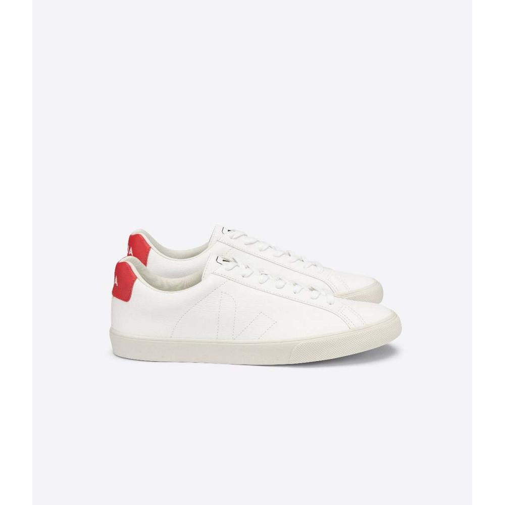 Veja ESPLAR CHROMEFREE Muške Tenisiće White/Red | VEJA208-HR