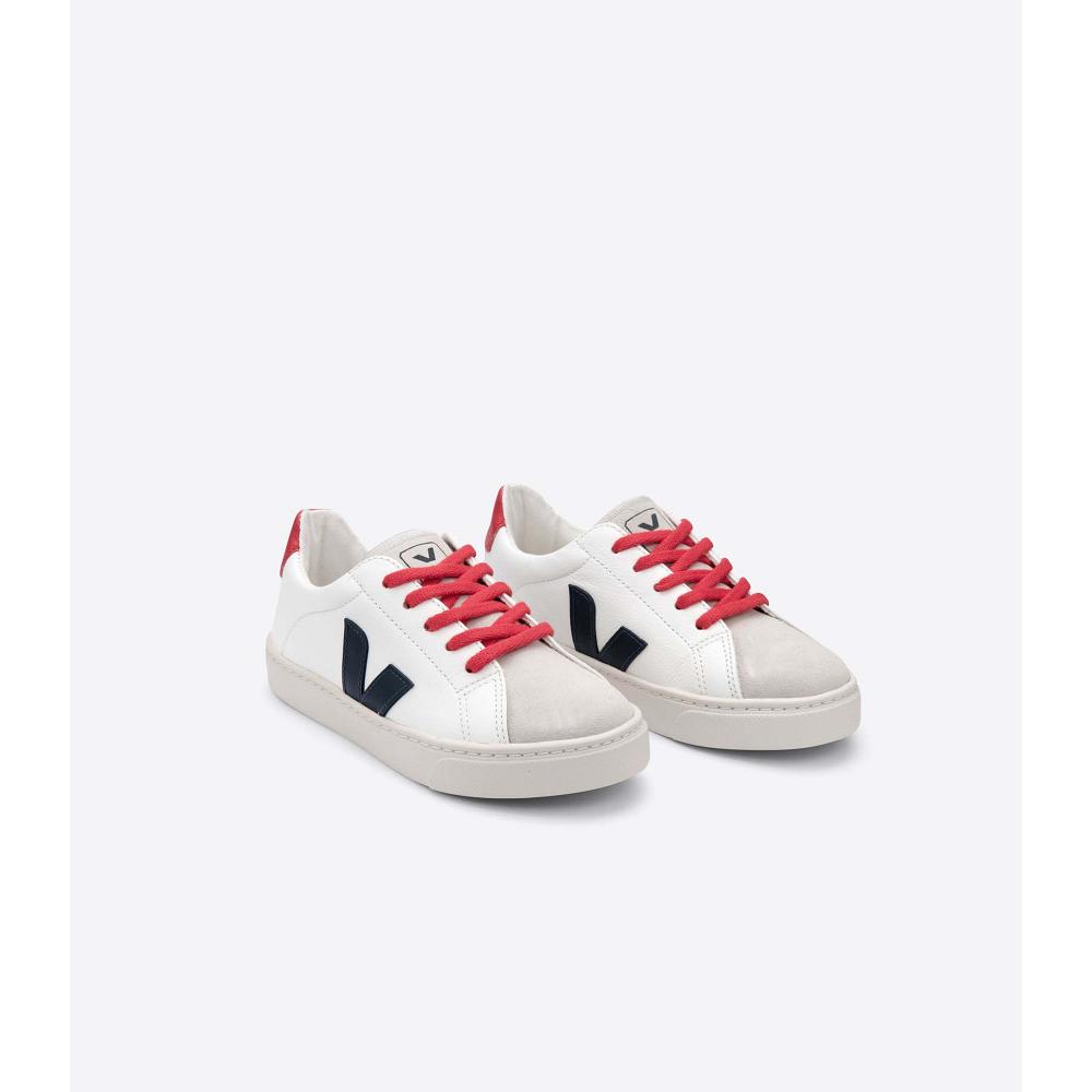 Veja ESPLAR LACES CHROMEFREE Dječje Cipele White/Black/Red | VEJA659-HR