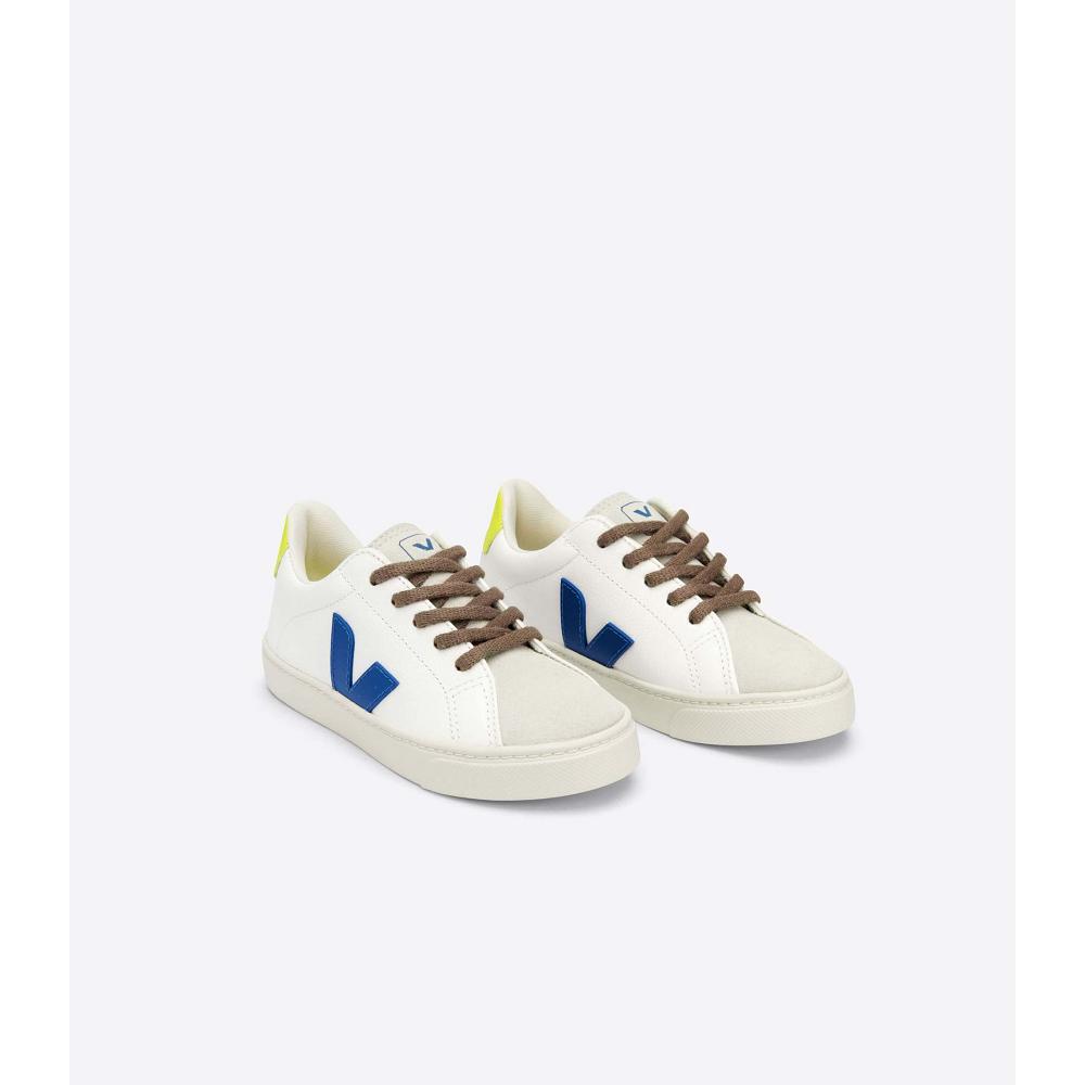 Veja ESPLAR LACES CHROMEFREE Dječje Cipele White/Blue | VEJA660-HR