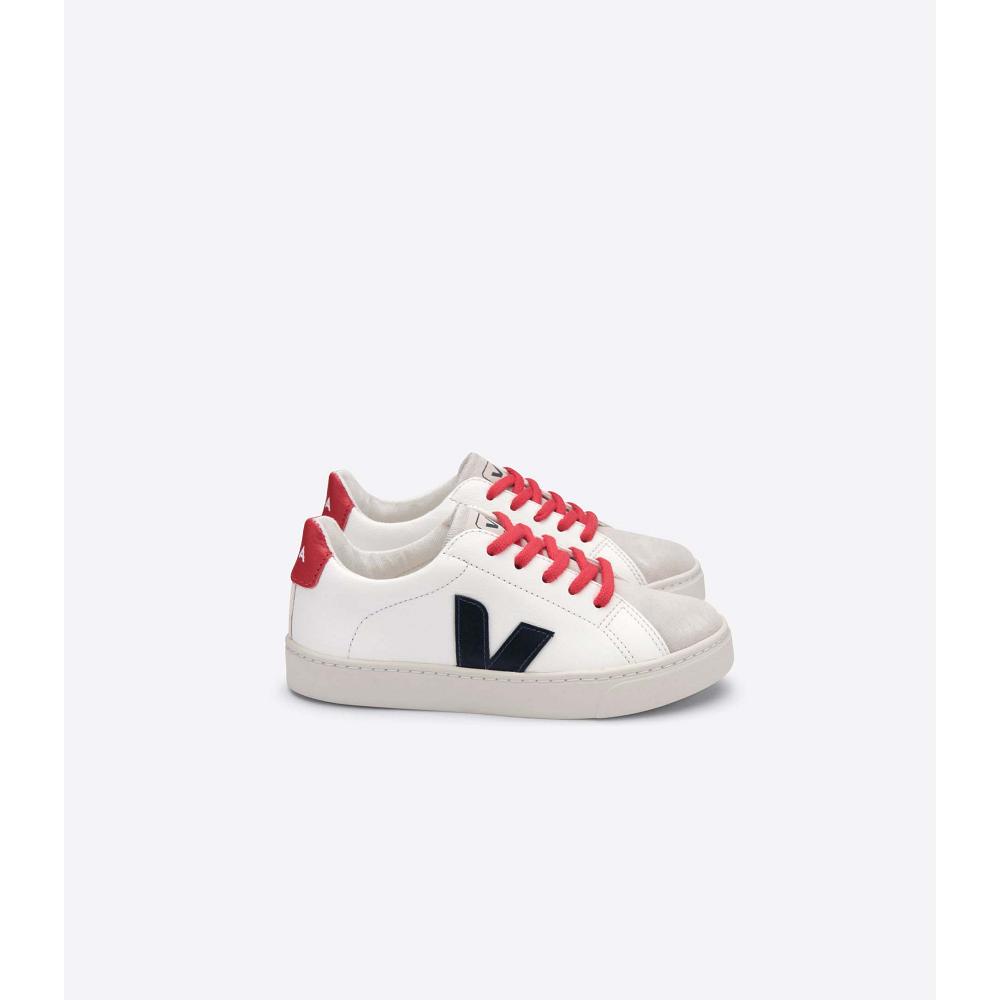 Veja ESPLAR LACE CHROMEFREE Dječje Tenisiće White/Black/Red | VEJA748-HR