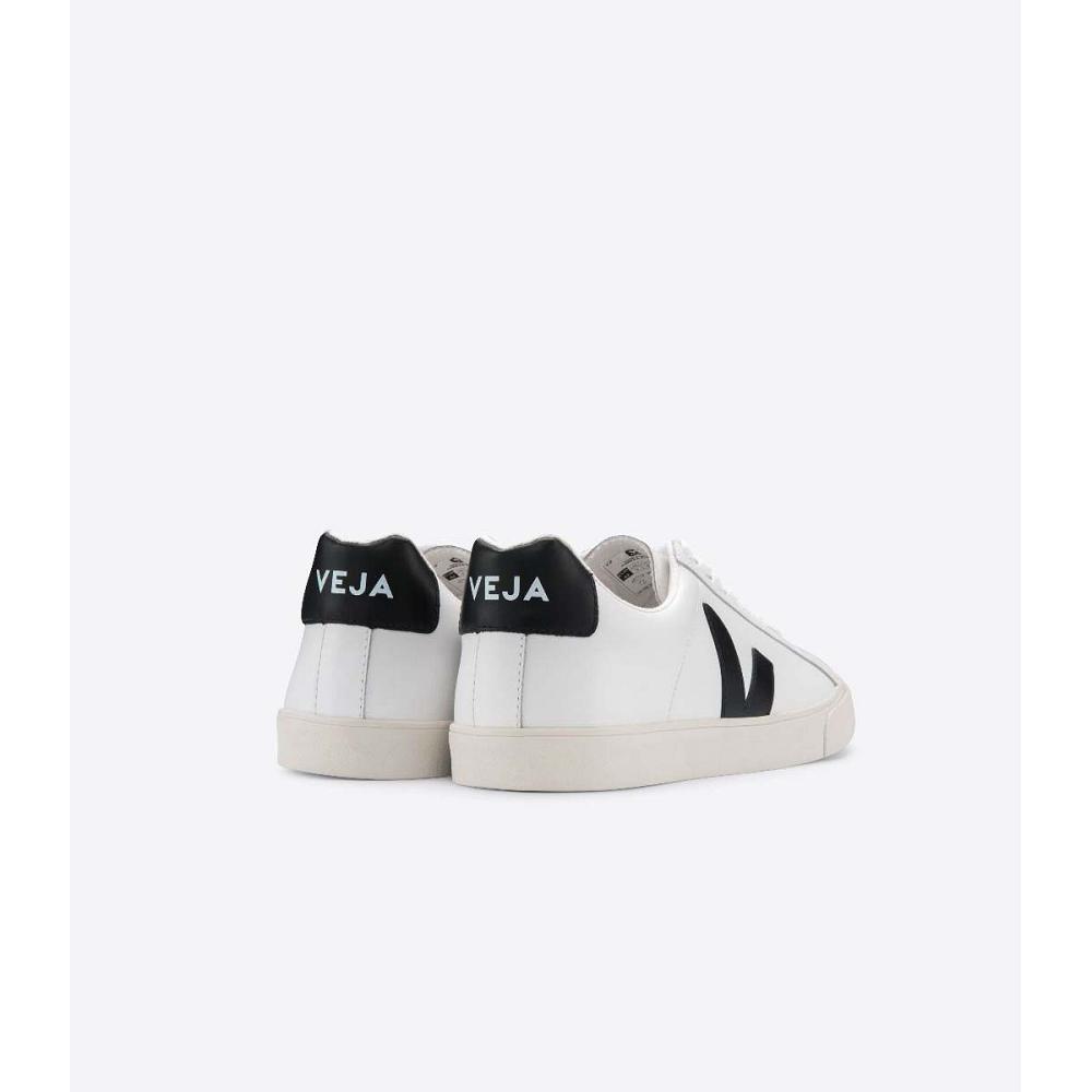 Veja ESPLAR LEATHER Muške Tenisiće White/Black | VEJA207-HR