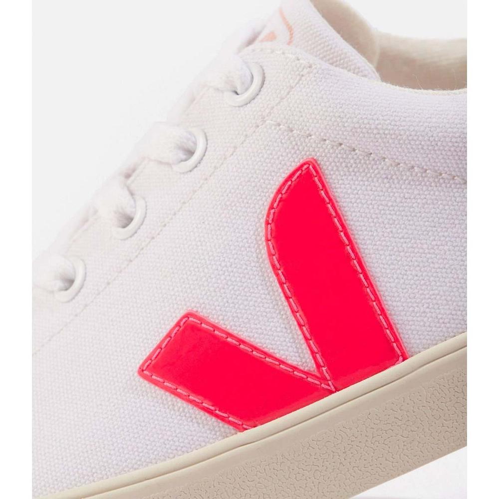 Veja ESPLAR SE CANVAS Ženske Cipele White/Orange/Pink | VEJA440-HR