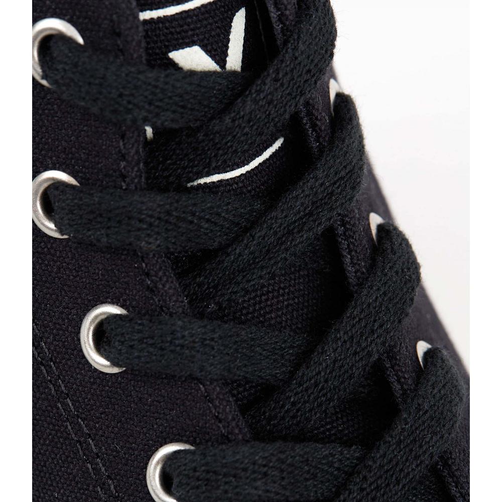 Veja LACES ORGANIC COTTON BLACK Ženske Cipele Crne | VEJA399-HR