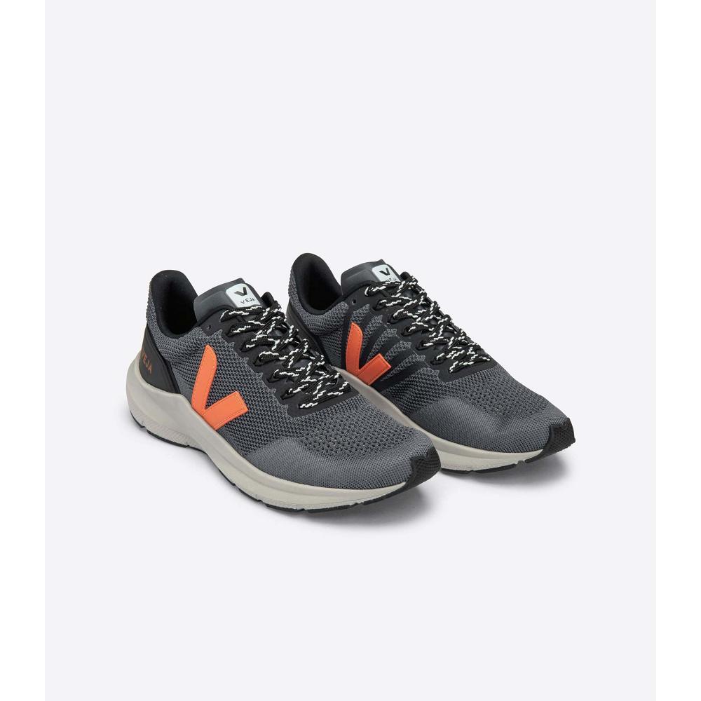 Veja MARLIN LT V KNIT Muške Tenisiće Orange/Black | VEJA049-HR