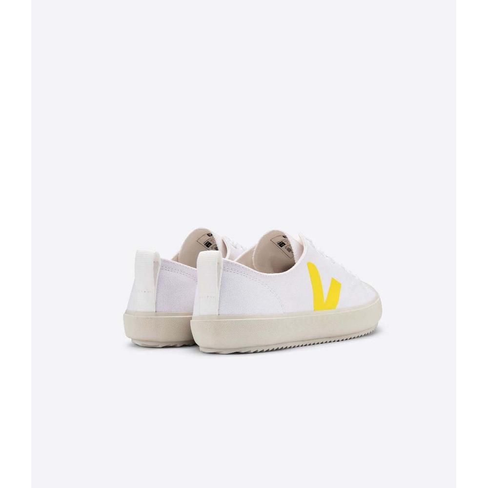 Veja NOVA CANVAS Ženske Cipele White/Yellow | VEJA404-HR