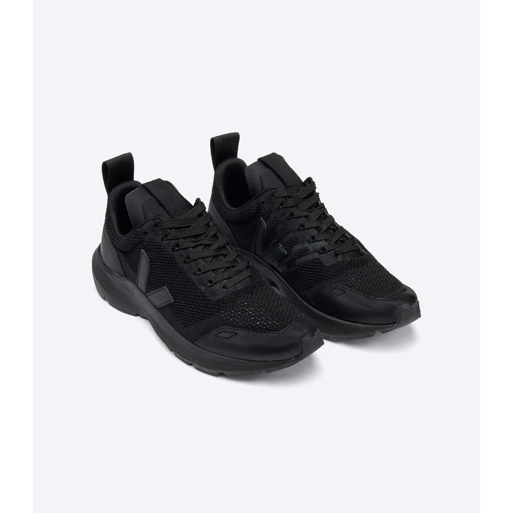 Veja PERFORMANCE RUNNER V-KNIT RICK OWENS Muške Cipele Crne | VEJA160-HR