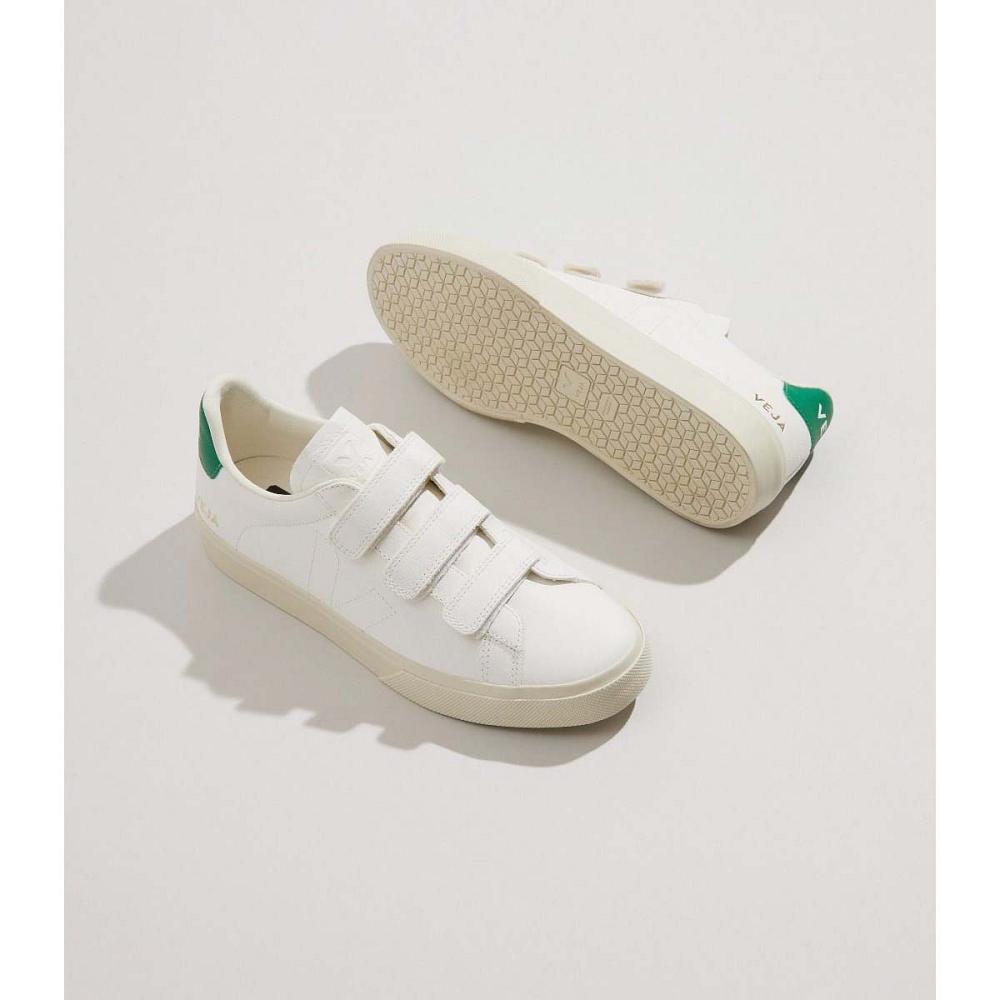 Veja RECIFE CHROMEFREE Muške Cipele White/Green | VEJA100-HR