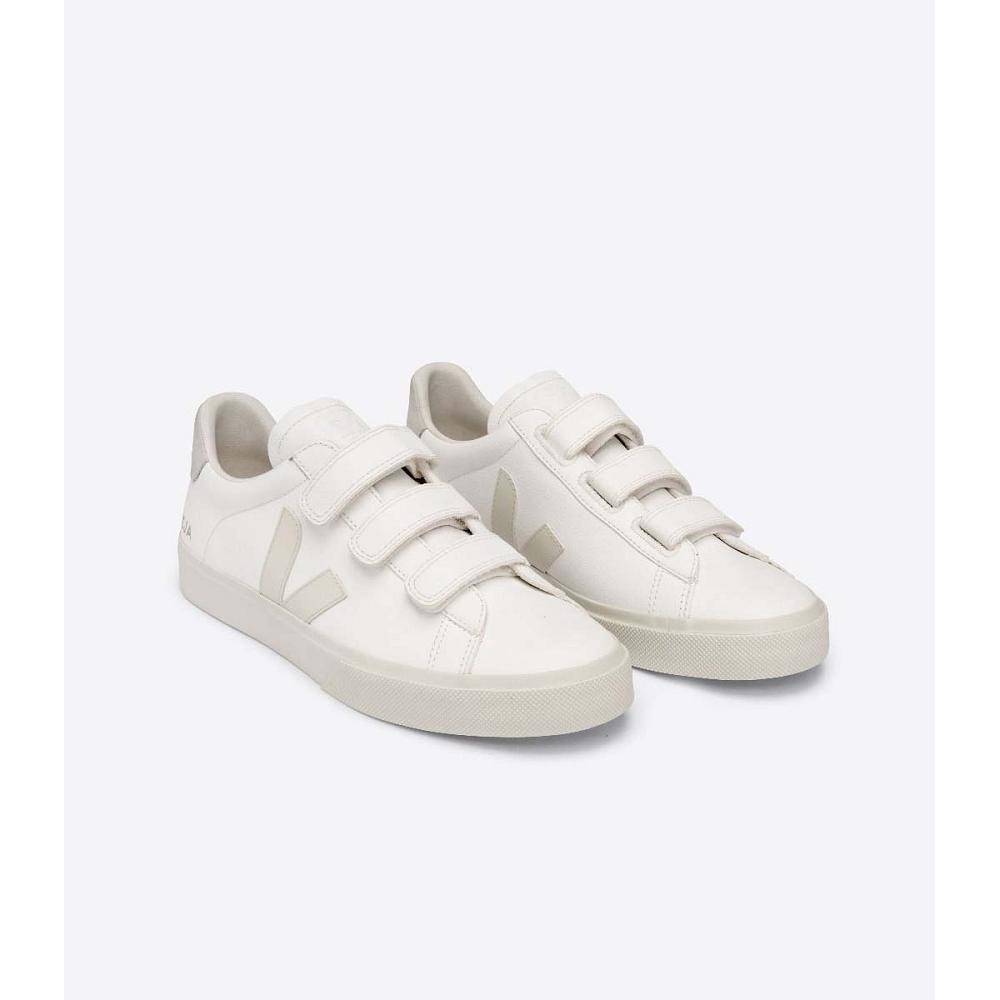 Veja RECIFE CHROMEFREE Muške Tenisiće White/Beige | VEJA210-HR