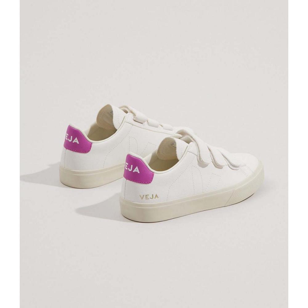 Veja RECIFE CHROMEFREE Ženske Tenisiće White/Purple | VEJA551-HR