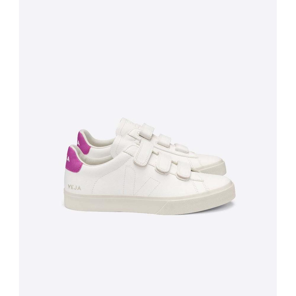 Veja RECIFE CHROMEFREE Ženske Tenisiće White/Purple | VEJA551-HR