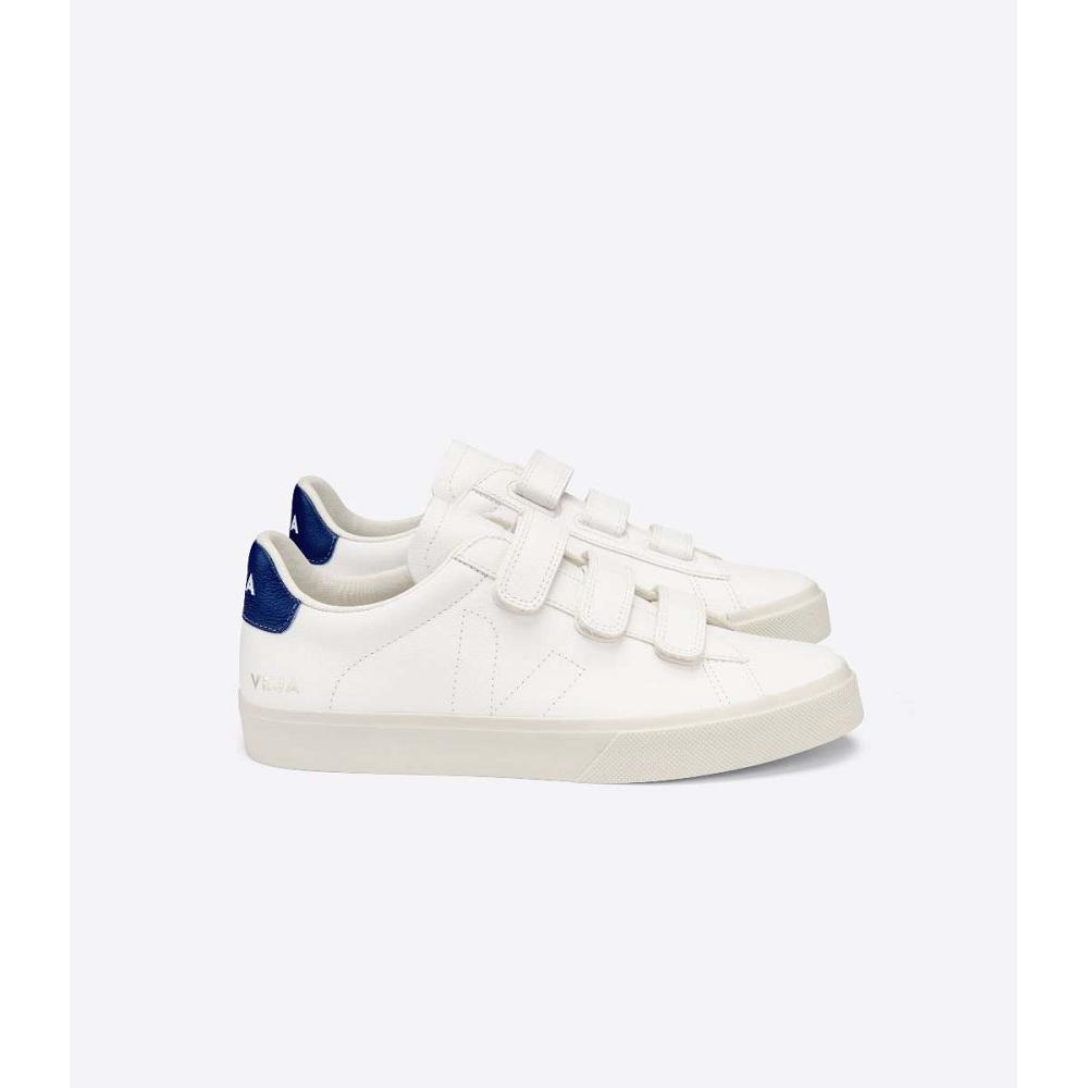 Veja RECIFE CHROMEFREE Ženske Tenisiće White/Blue | VEJA552-HR