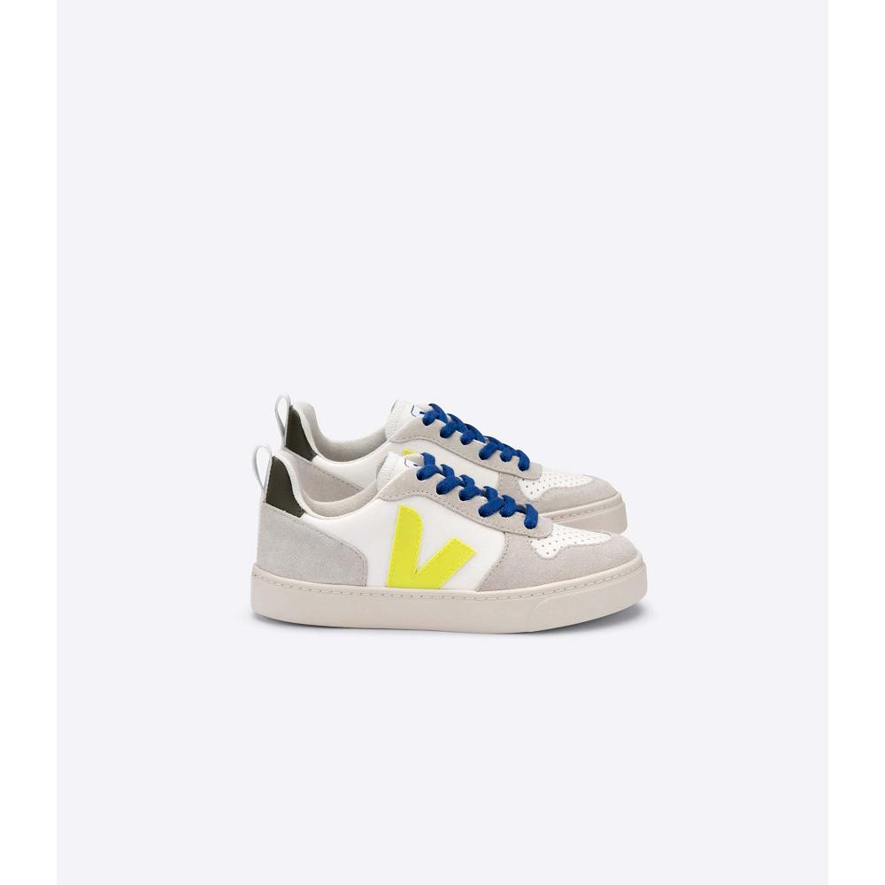 Veja V-10 BONTON Dječje Tenisiće White/Blue | VEJA766-HR