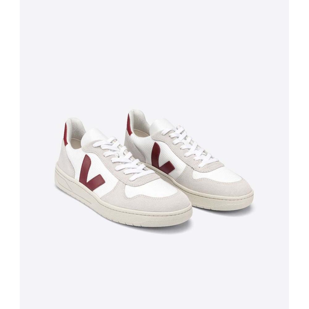 Veja V-10 B-MESH Muške Tenisiće White/Red | VEJA231-HR