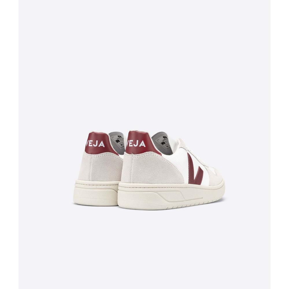 Veja V-10 B-MESH Muške Tenisiće White/Red | VEJA231-HR