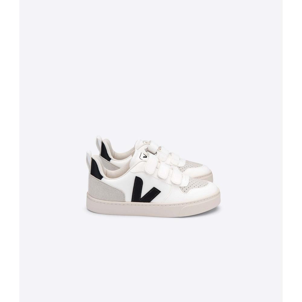 Veja V-10 CWL Dječje Cipele White/Black | VEJA700-HR