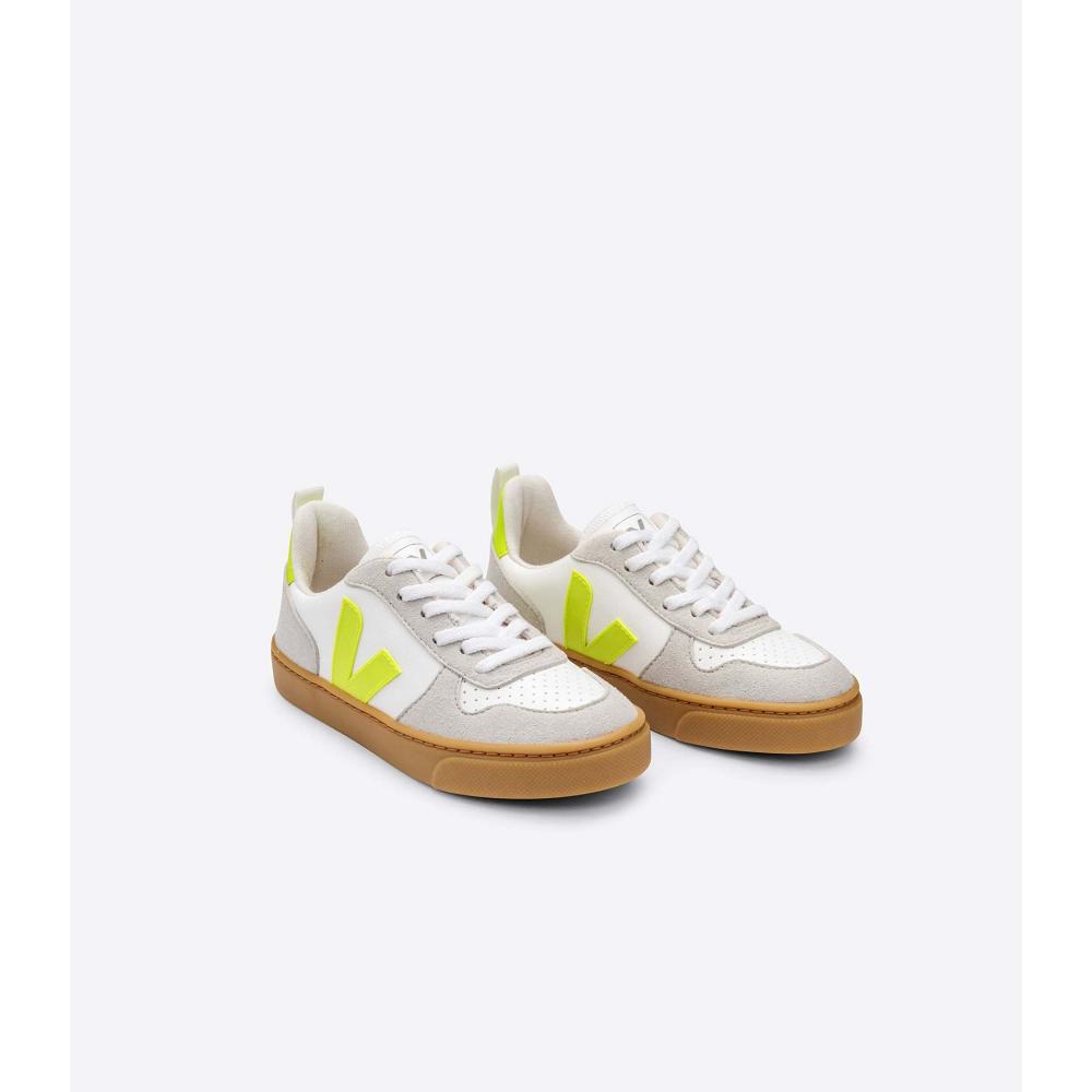 Veja V-10 CWL Dječje Cipele White/Blue | VEJA704-HR