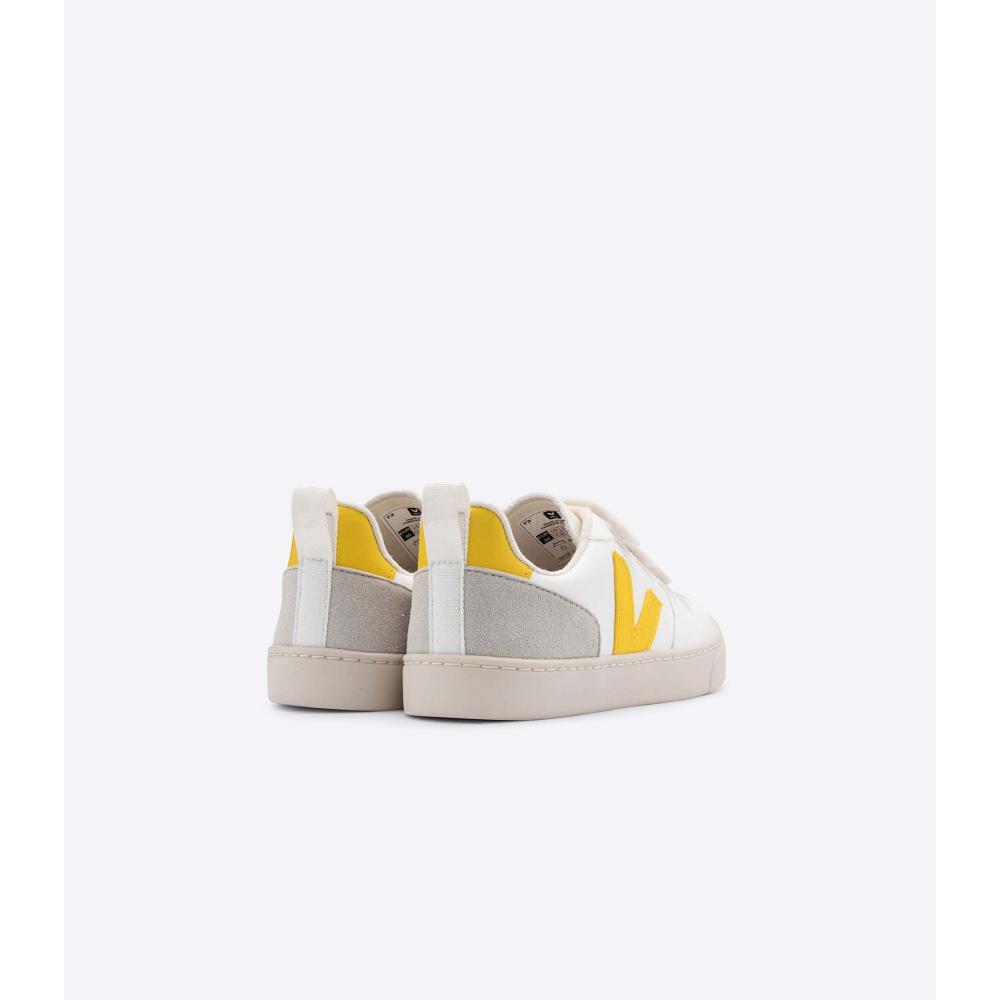 Veja V-10 CWL Dječje Cipele White/Gold | VEJA714-HR