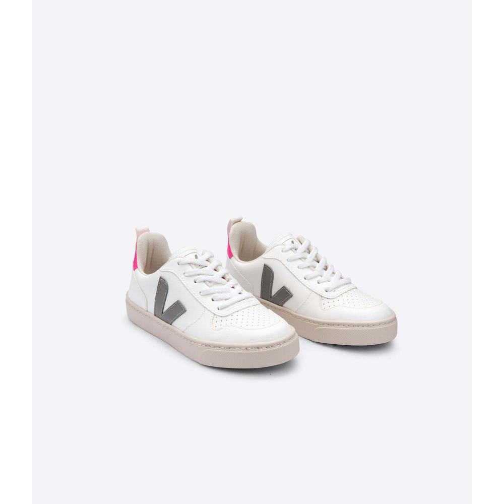 Veja V-10 CWL Dječje Cipele White/Grey | VEJA711-HR