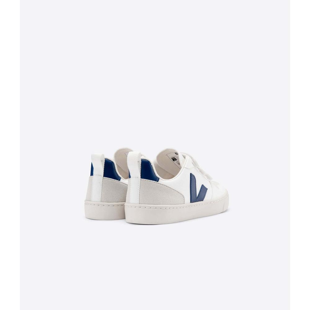 Veja V-10 CWL Dječje Cipele White/Navy | VEJA701-HR