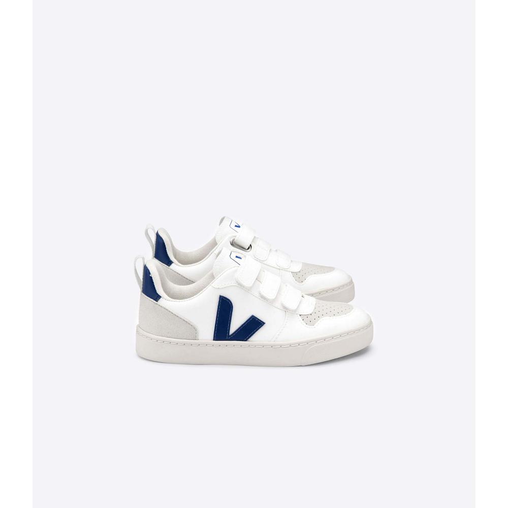 Veja V-10 CWL Dječje Cipele White/Navy | VEJA701-HR