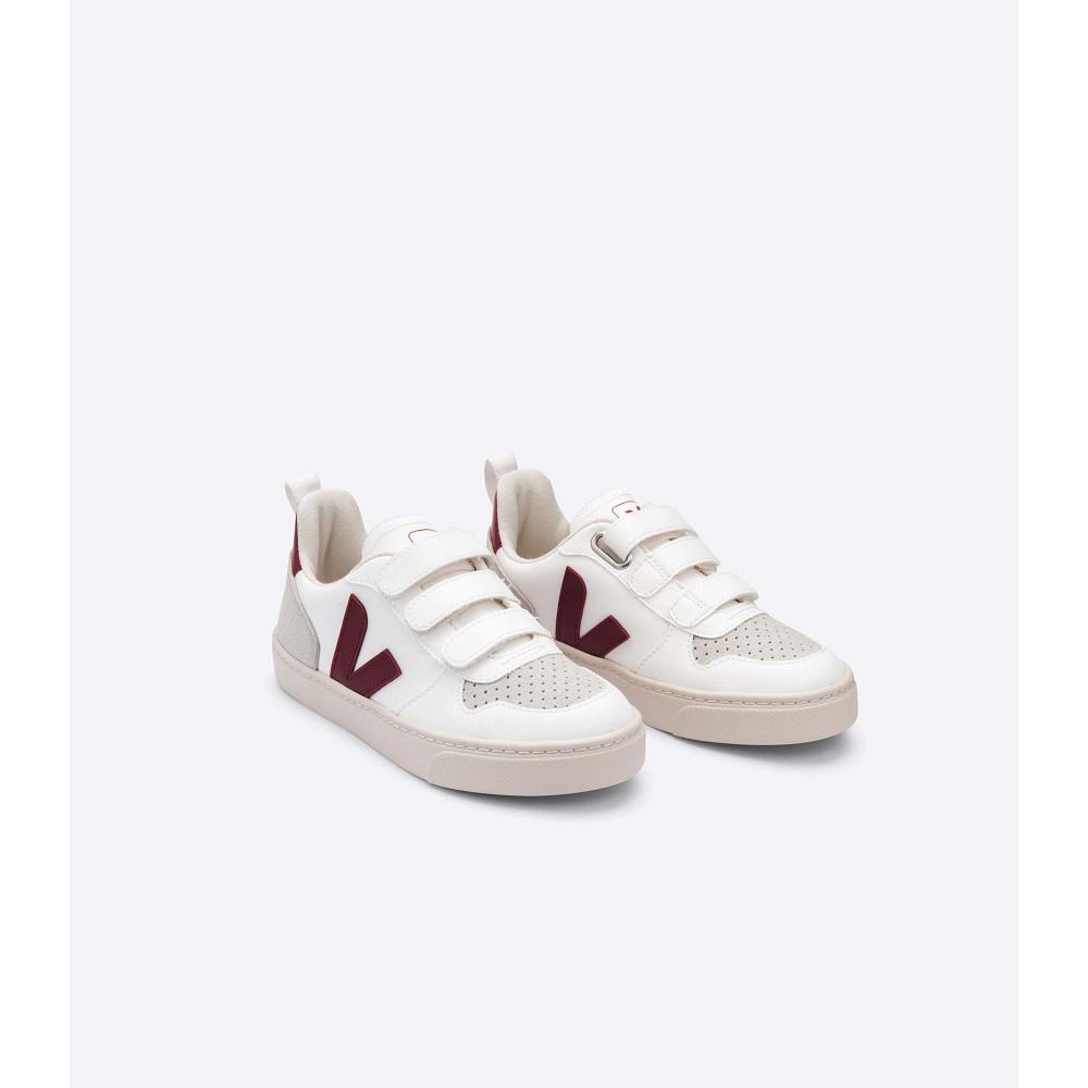 Veja V-10 CWL Dječje Cipele White/Red | VEJA707-HR