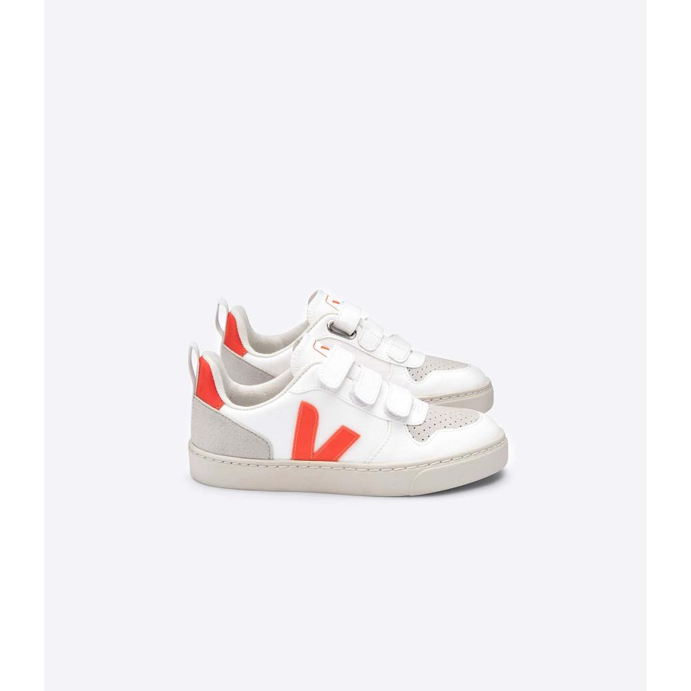 Veja V-10 CWL Dječje Cipele White/Yellow | VEJA710-HR