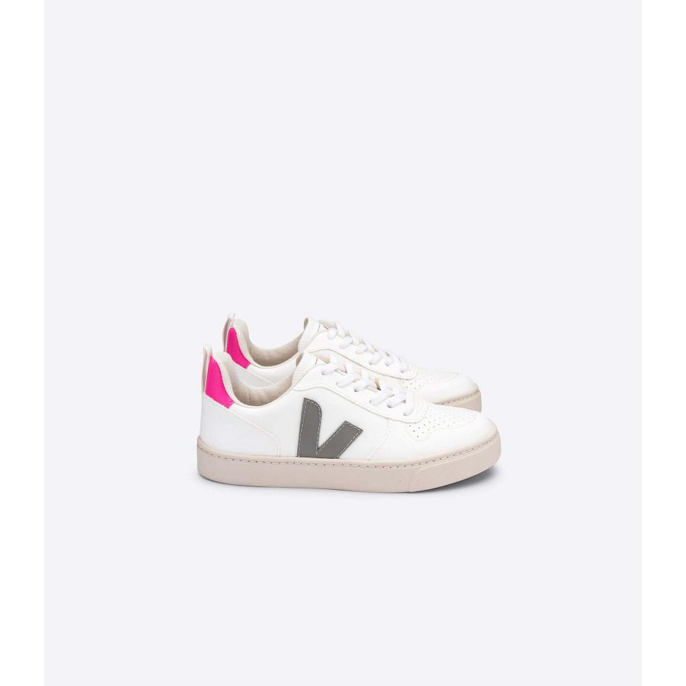 Veja V-10 CWL Dječje Tenisiće White/Grey/Purple | VEJA775-HR