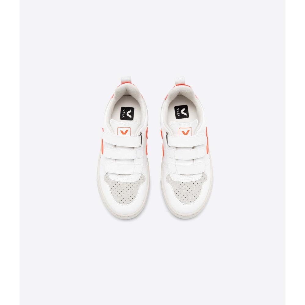 Veja V-10 CWL Dječje Tenisiće White/Orange | VEJA785-HR