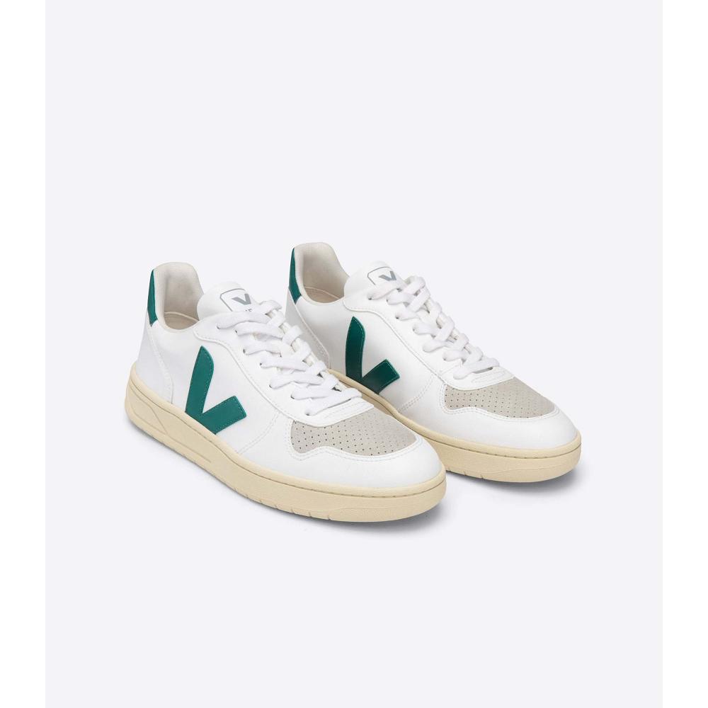 Veja V-10 CWL Muške Cipele White/Green | VEJA180-HR