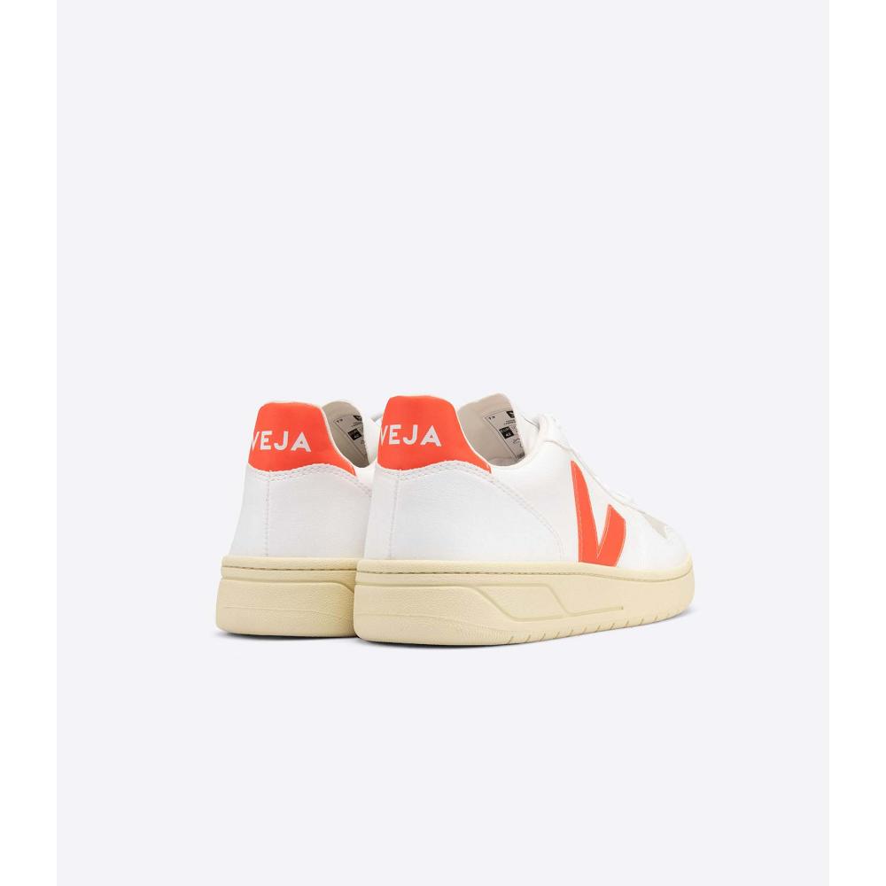 Veja V-10 CWL Muške Cipele White/Orange | VEJA181-HR