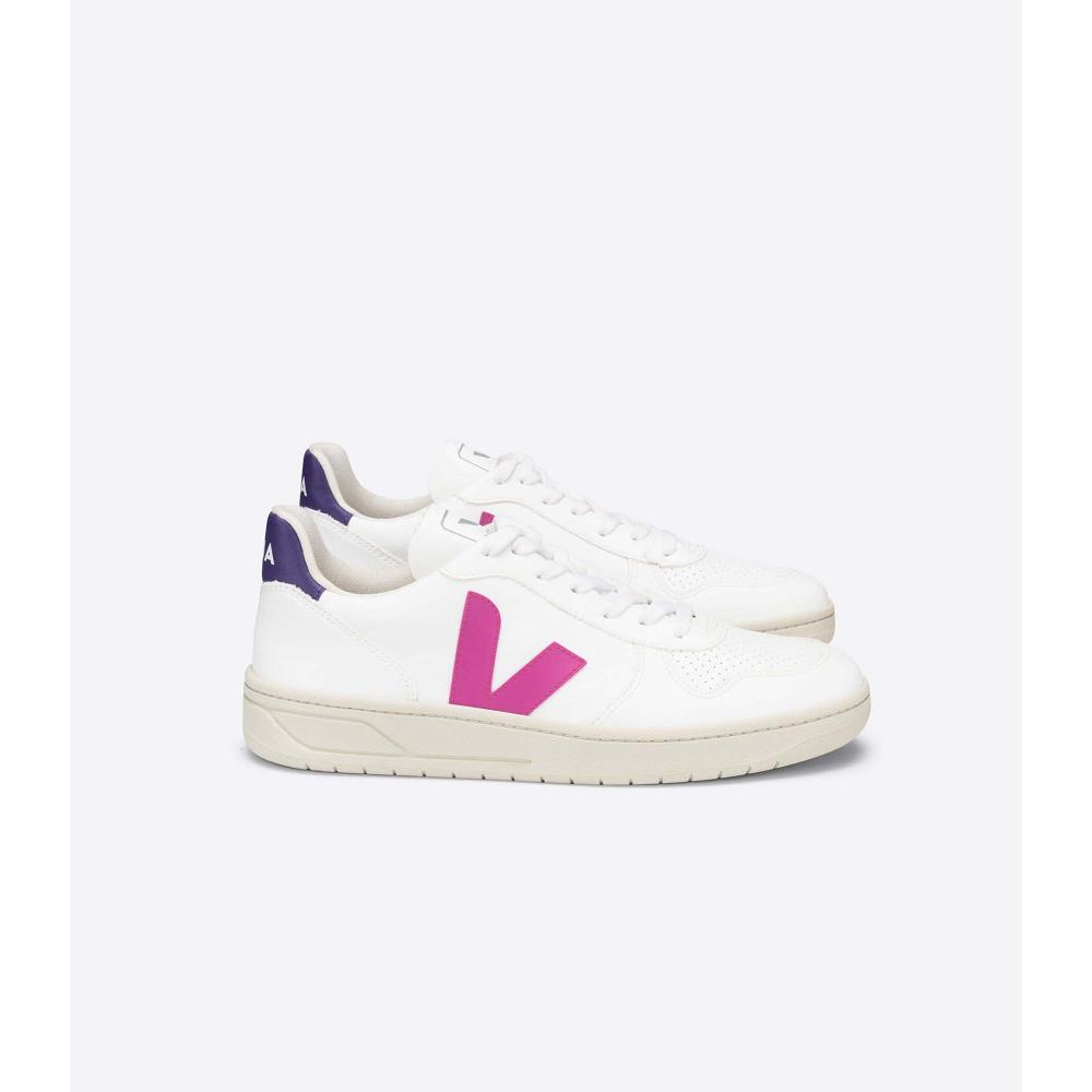 Veja V-10 CWL Ženske Cipele White/Purple | VEJA507-HR