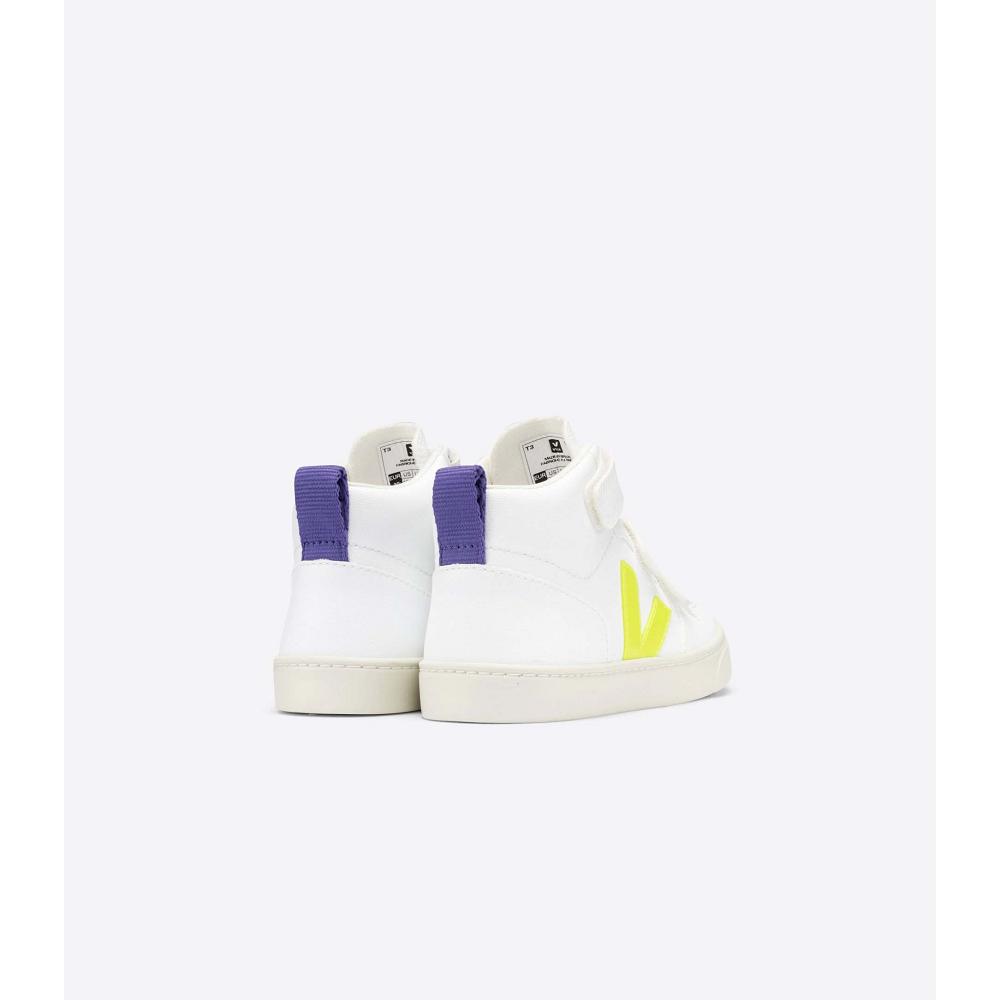 Veja V-10 MID CWL Dječje Cipele White/Purple | VEJA724-HR