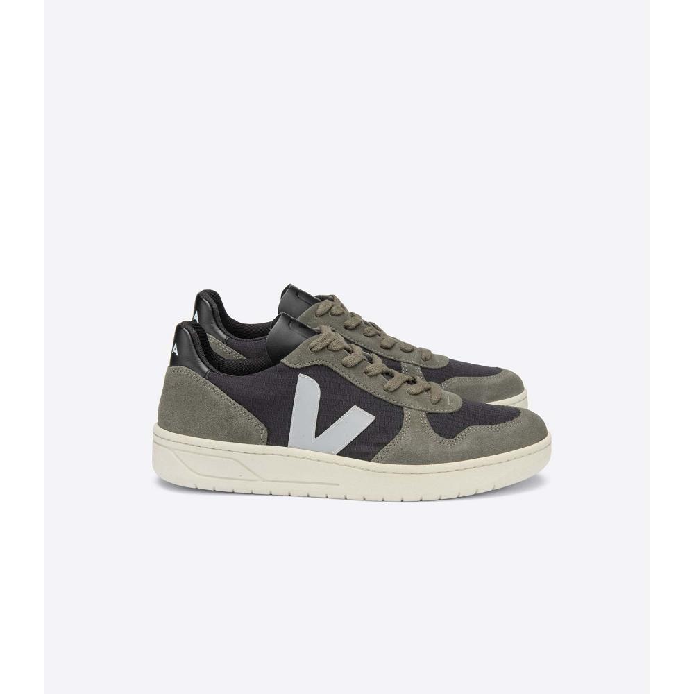 Veja V-10 RIPSTOP Muške Tenisiće Black/Grey | VEJA226-HR