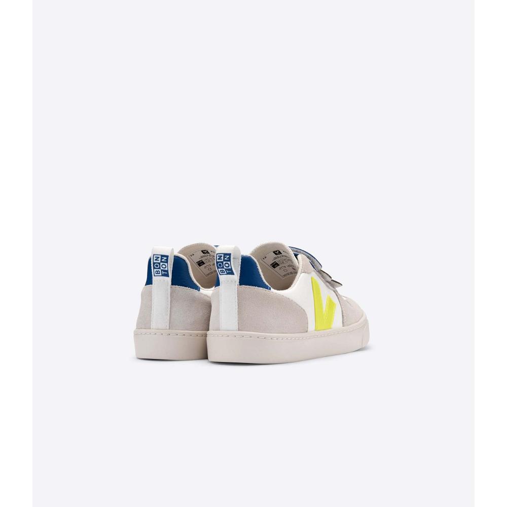 Veja V-12 BONTON Dječje Cipele White/Blue | VEJA680-HR