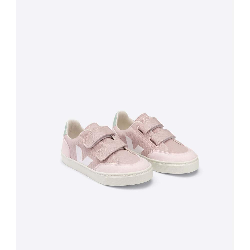 Veja V-12 CANVAS Dječje Cipele Roze | VEJA730-HR