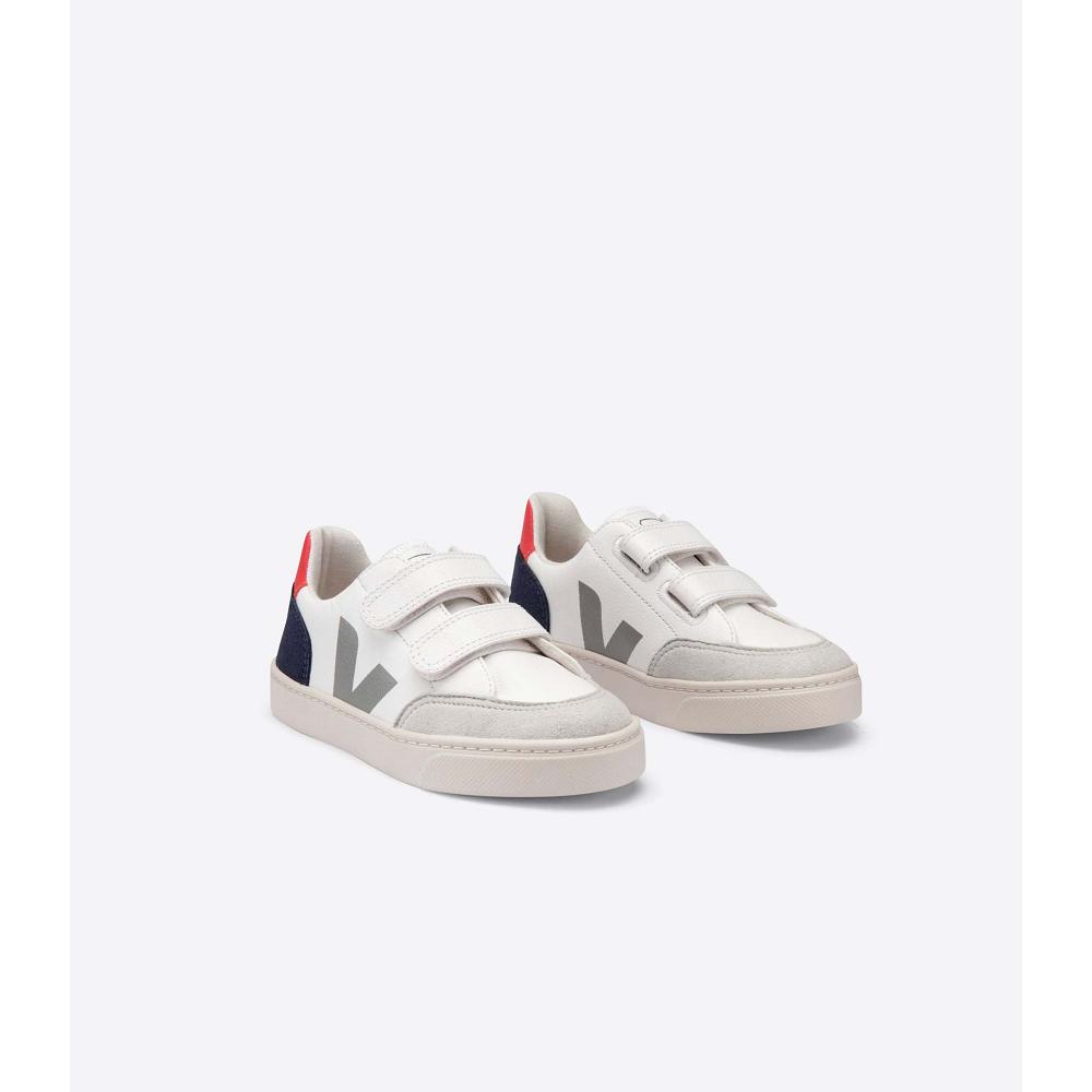 Veja V-12 CHROMEFREE Dječje Tenisiće White/Black | VEJA813-HR