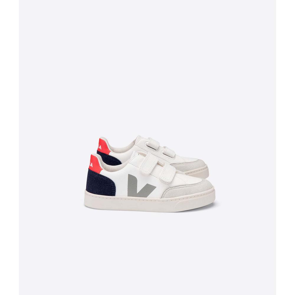 Veja V-12 CHROMEFREE Dječje Tenisiće White/Black | VEJA813-HR